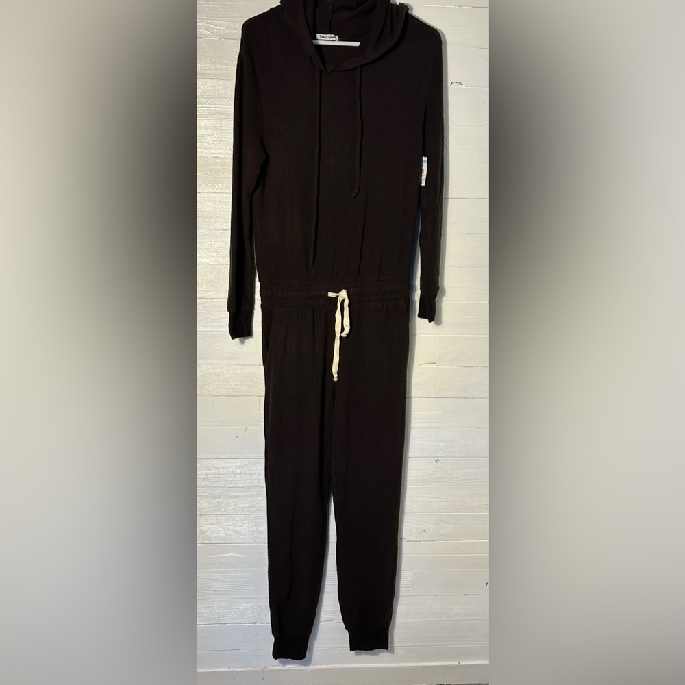 NWT Theo & Spence Yummy one piece jumpsuit. Chocolate brown, women’s size small. - Picture 8 of 8